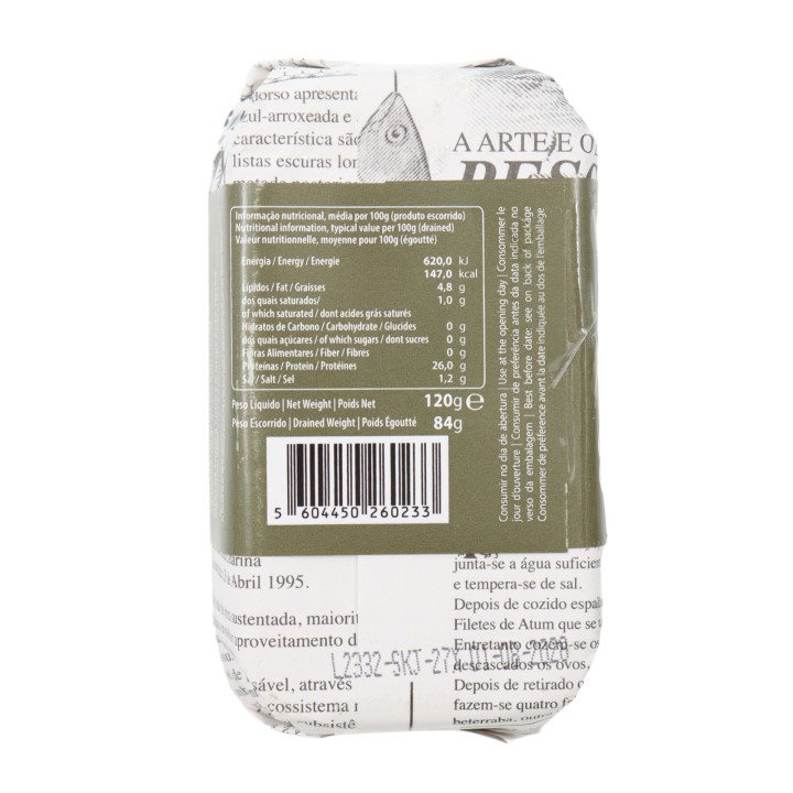 Santa Catarina Tuna Fillet with Thyme 120 g