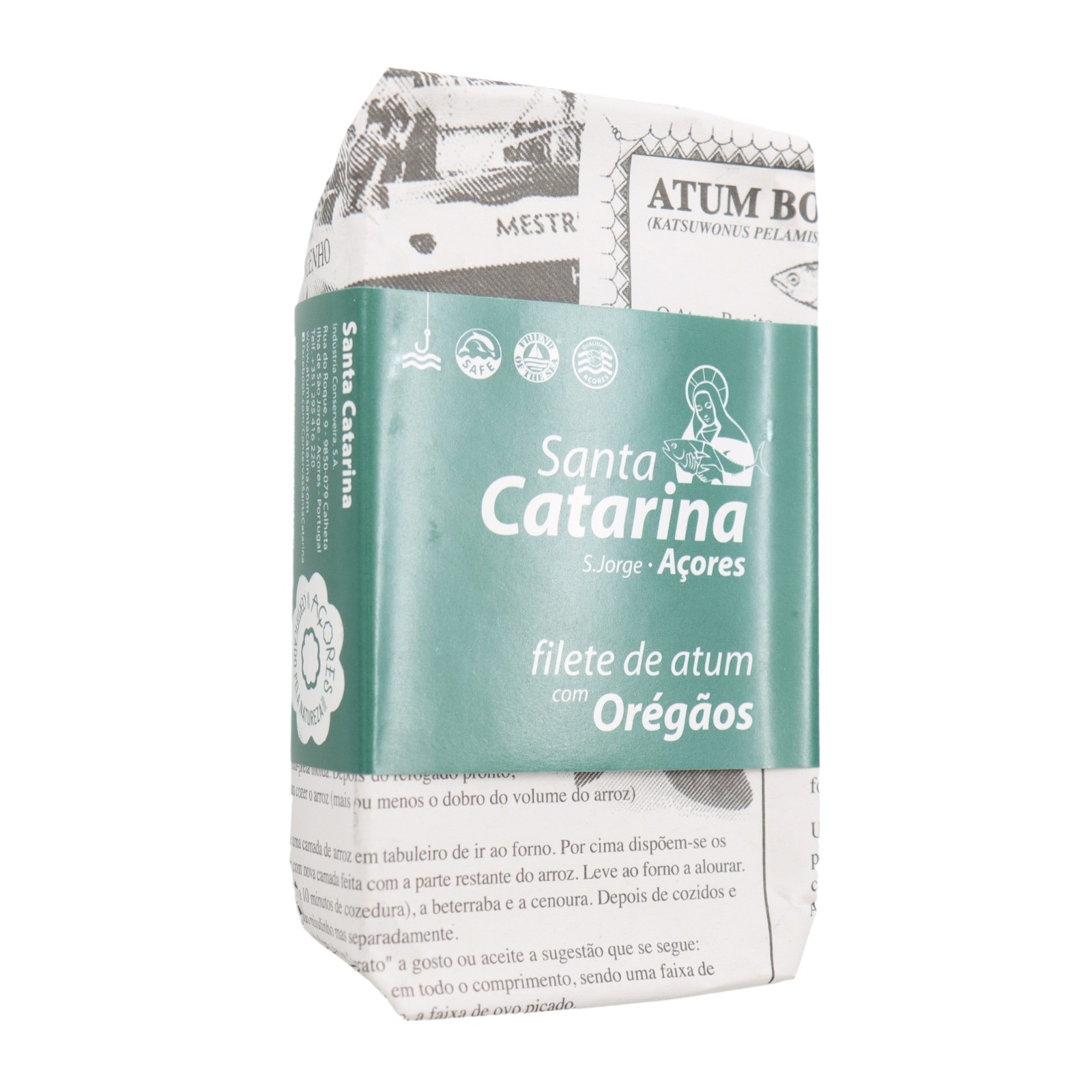 Santa Catarina Tuna Fillet with Oregano 120 g