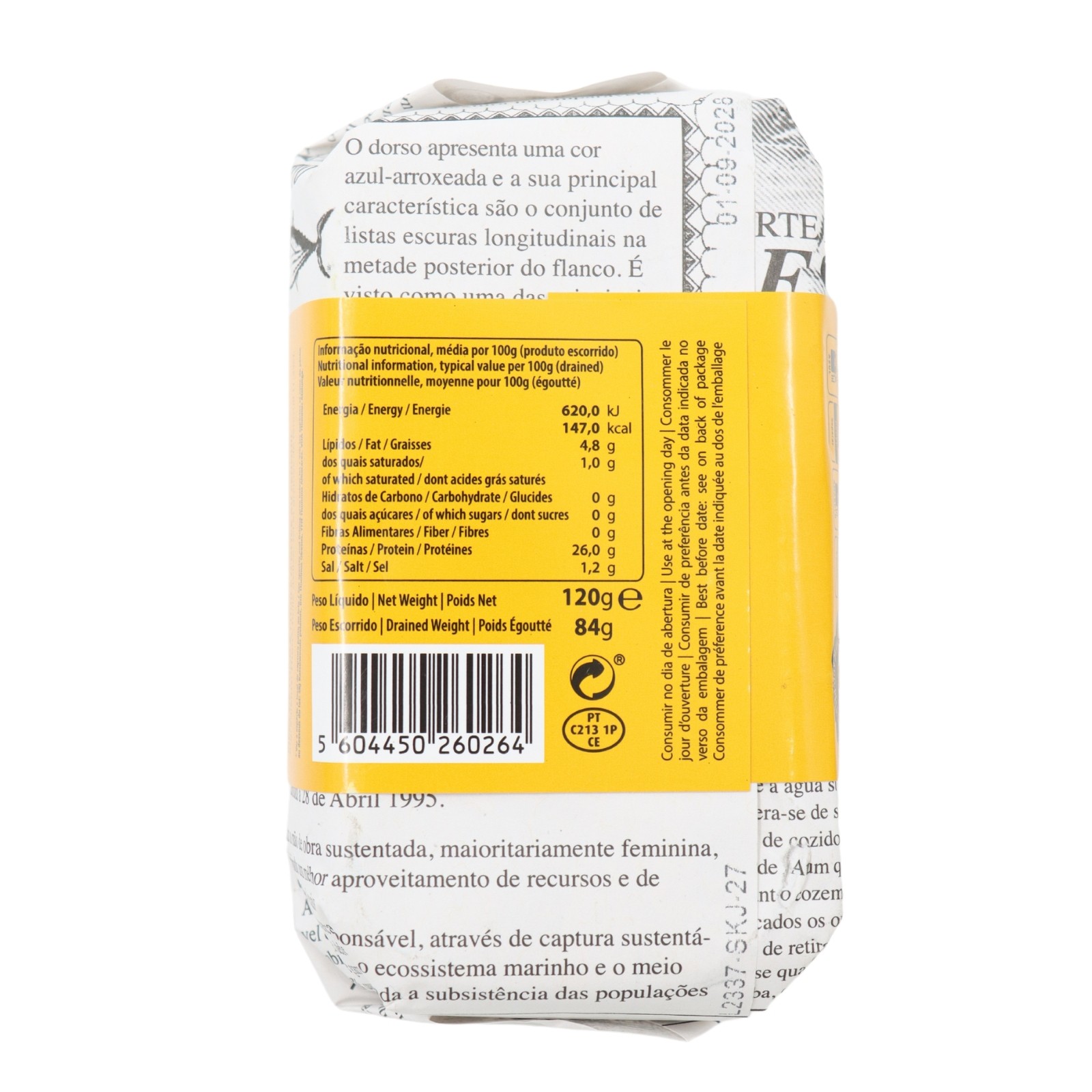Santa Catarina Tuna Fillet with Fennel 120 g