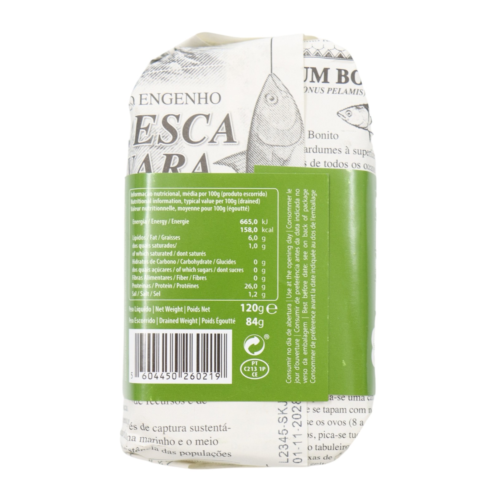 Santa Catarina Filete de Atum com Molho Cru 120 g