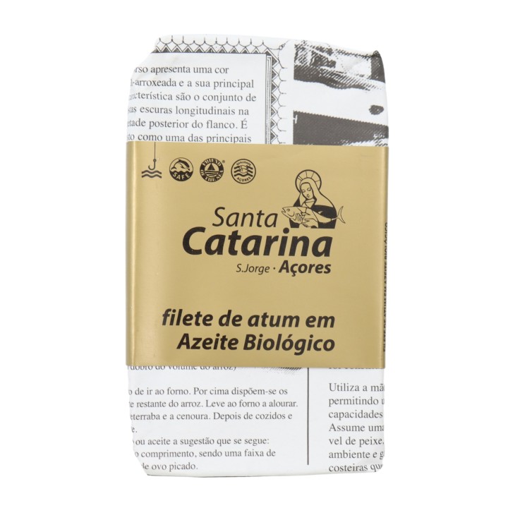 Santa Catarina Filete de Atum em Azeite Organico Esp. 120 g