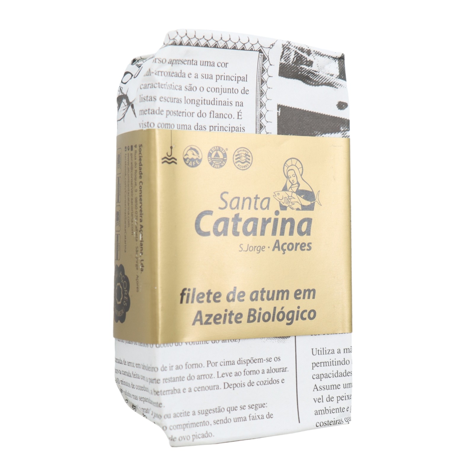 Santa Catarina Tuna Fillet in Organic Olive Oil Esp. 120 g
