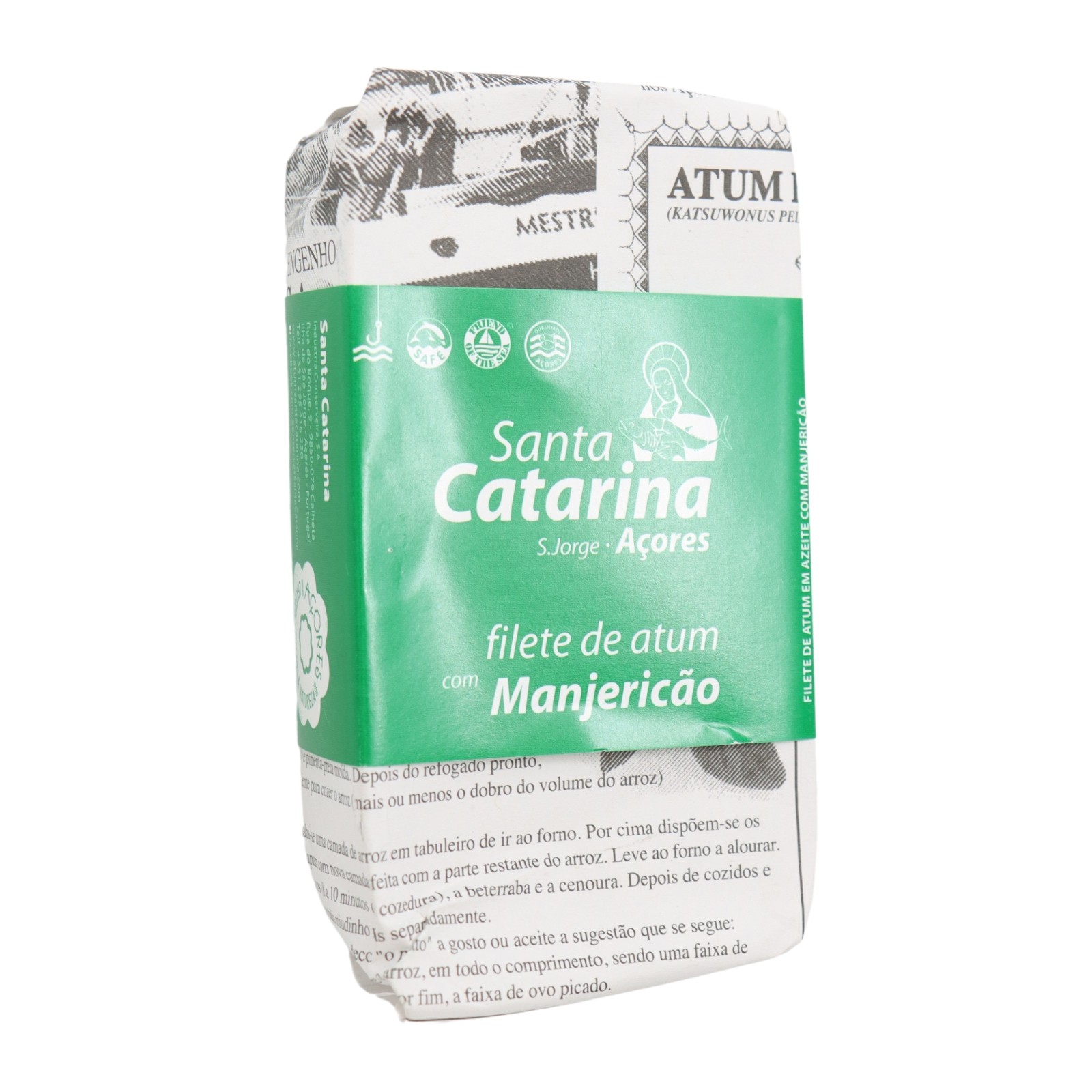 Santa Catarina Tuna Fillet with Basil 120 g