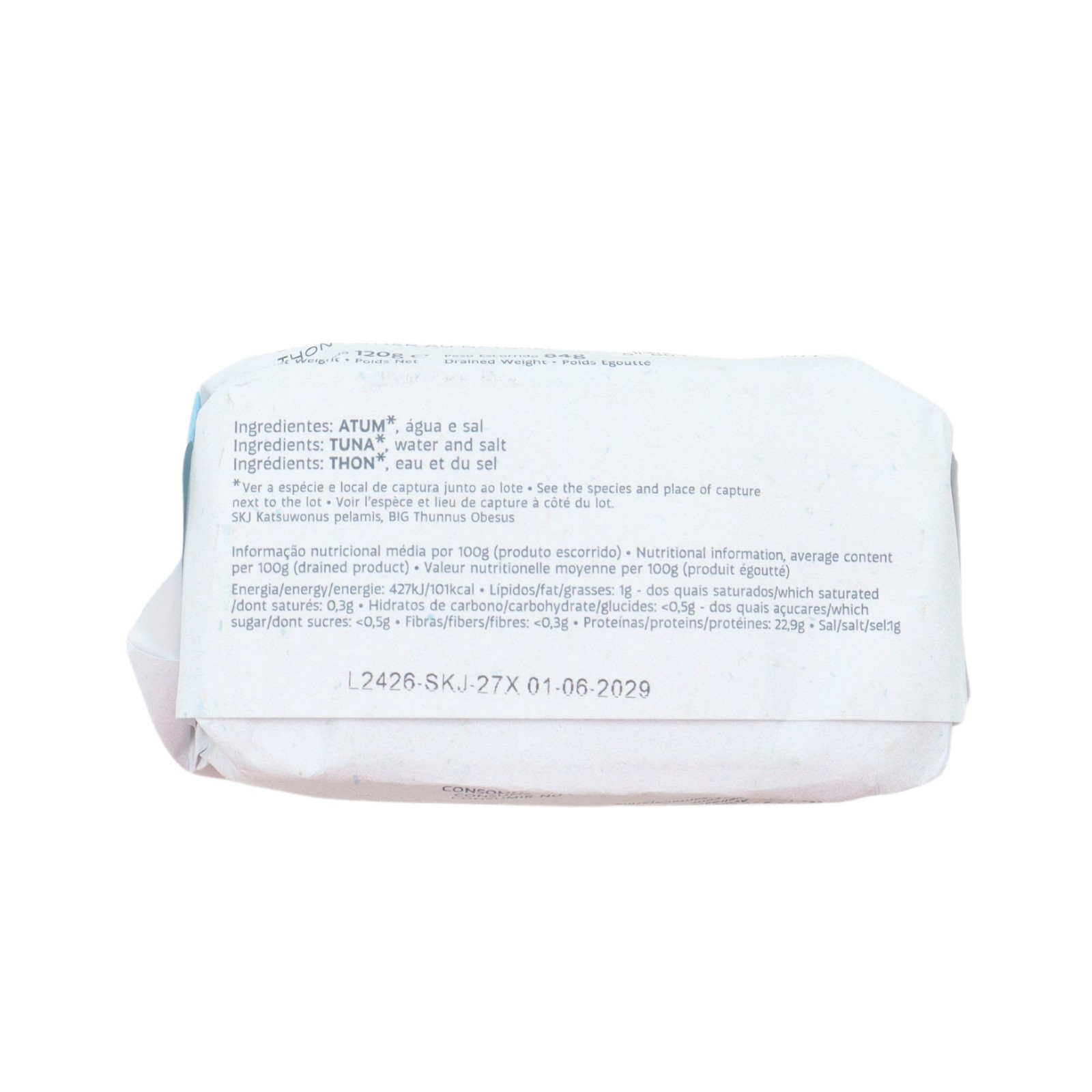 Santa Catarina Biosfera Tuna Steak in Water 120 g