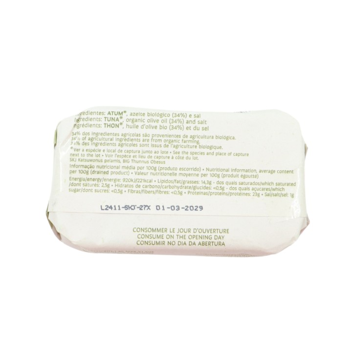 Santa Catarina Biosfera Thunfischsteak in Bio-Olivenöl 120 g