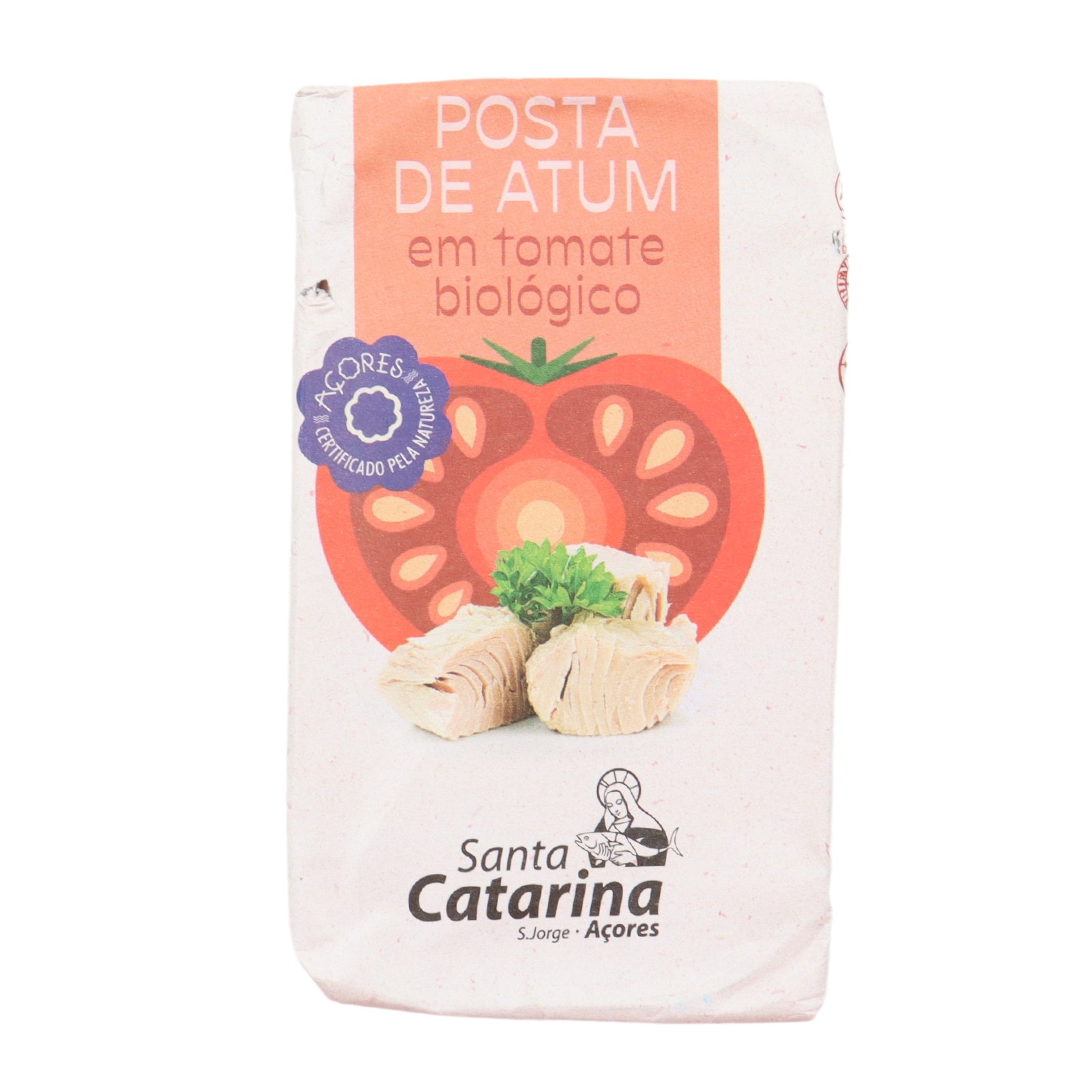 Santa Catarina Biosfera Steak de thon à la Sauce Tomate Bio 120 g