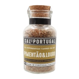Sal de Portugal Bell Pepper & Bay Leaf Flavored Sea Salt