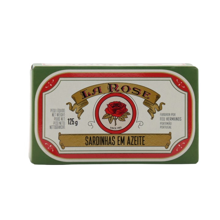 La Rose Sardines in Oliveira Olive Oil