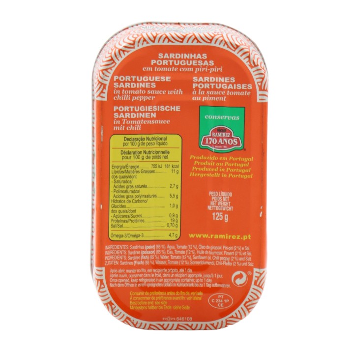 Ramirez Sardines in Spicy Tomato