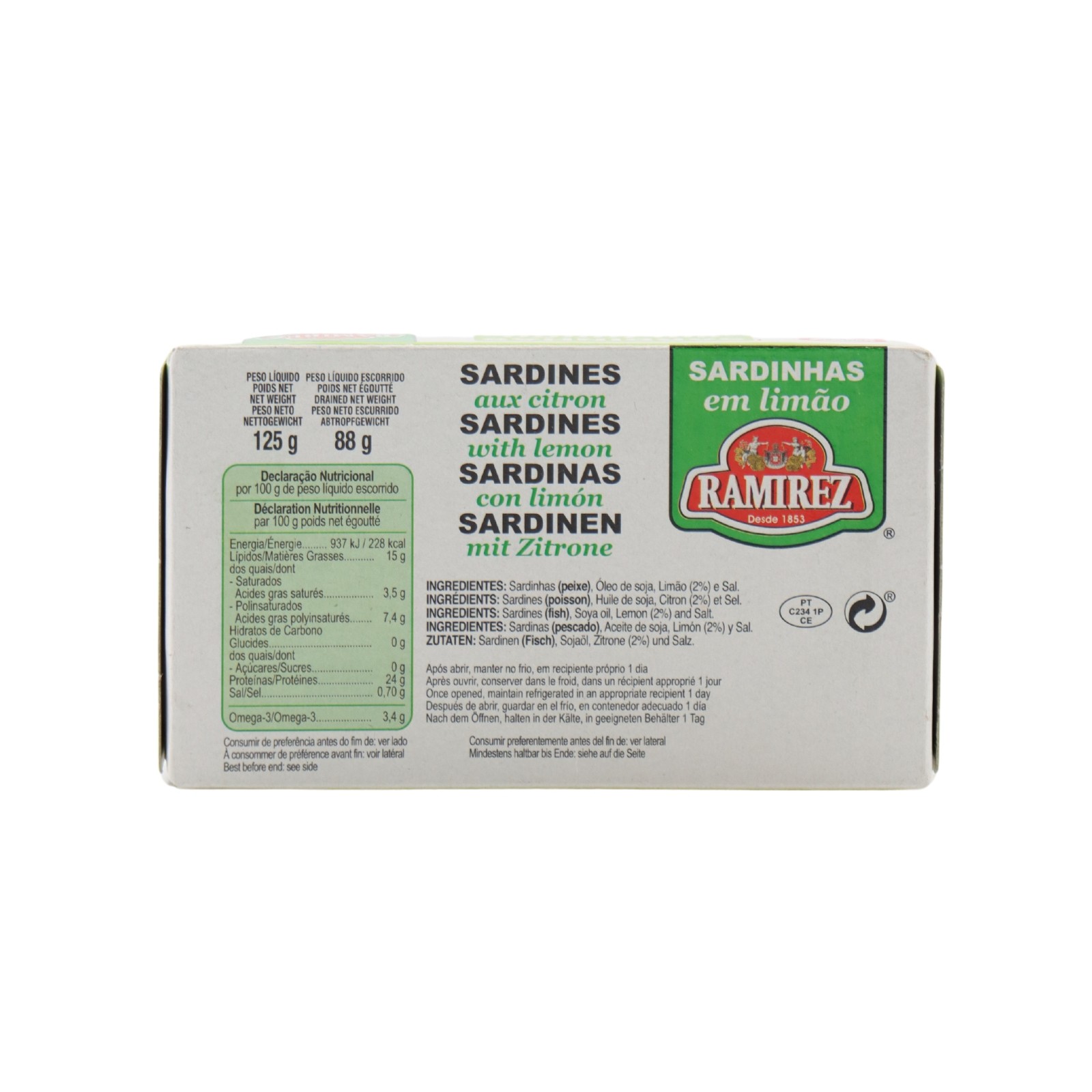 Ramirez Sardines with Lemon
