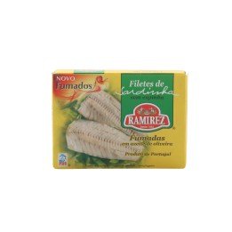 Ramirez Sardine Fillets in Olive Oil with Smoke Aroma