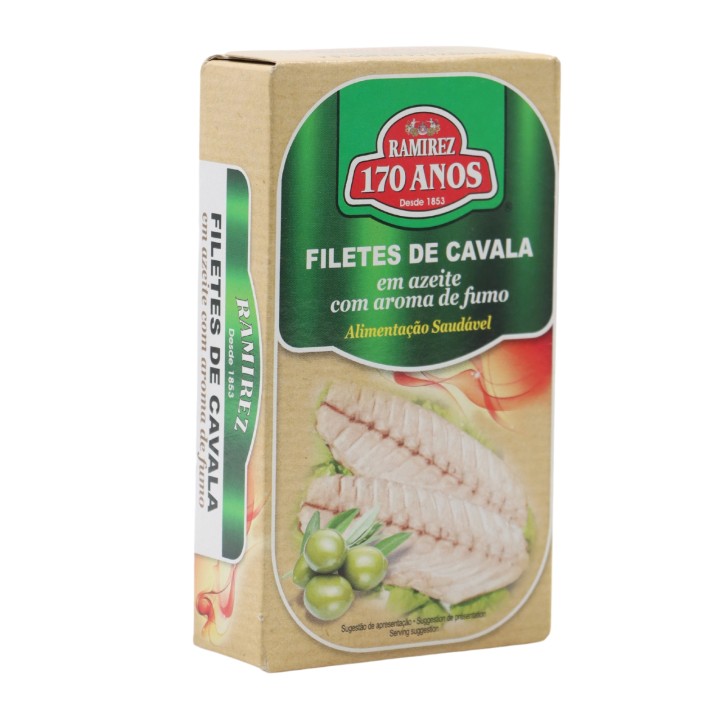 Ramirez Mackerel Fillets in Olive Oil with smoke Aroma