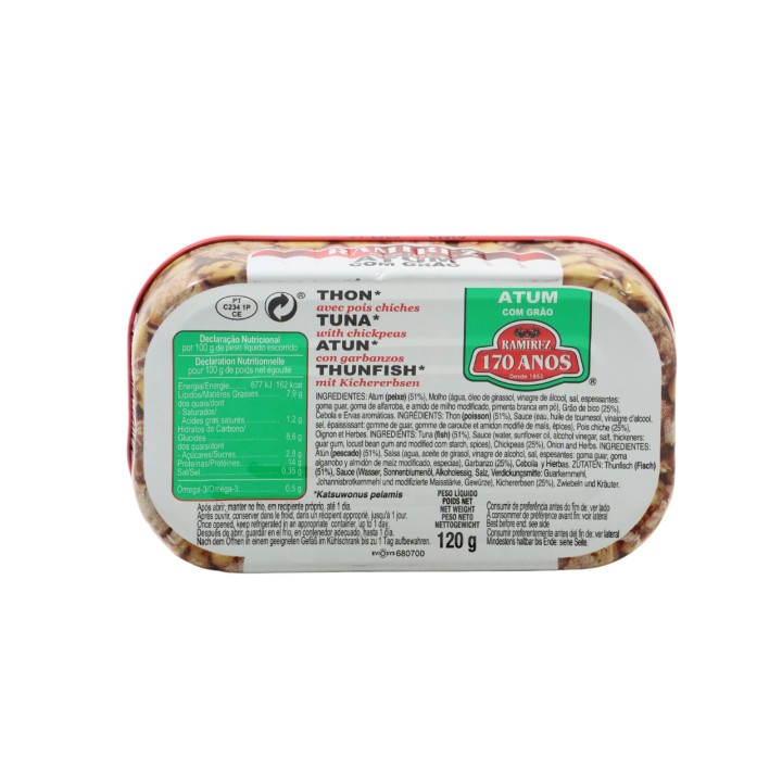 Ramirez Tuna with Chickpeas