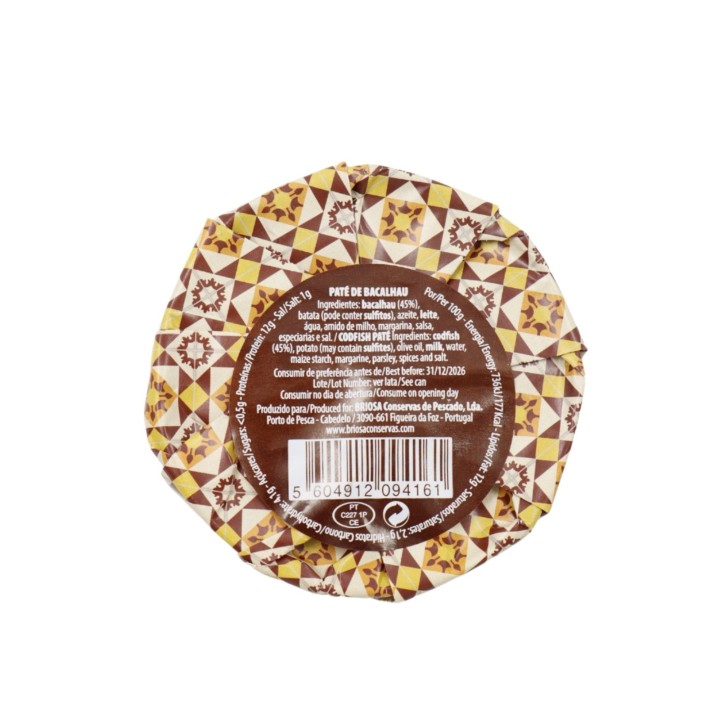 Briosa Gourmet Paté de Bacalao