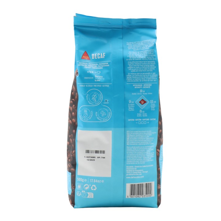 Delta Decaf Coffee Beans 500 grams