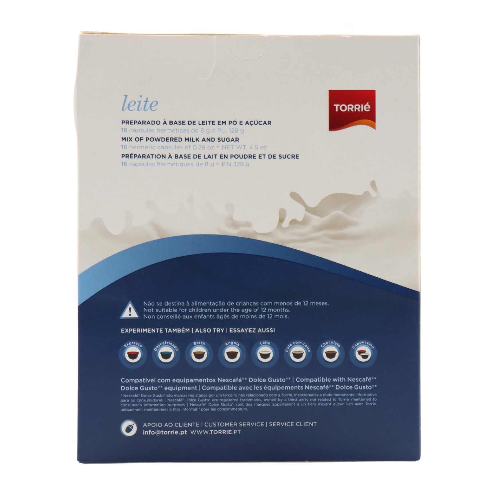 Torrié Soluble Milk Dolce Gusto Compatible 16 units