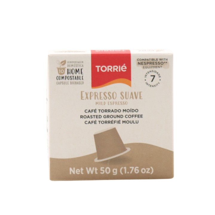 Torrié Expresso Suave Cápsula Biocompostável Compativel Nespresso 10 unidades