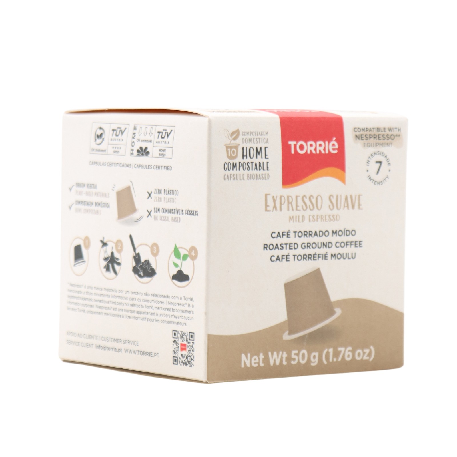 Torrié Expresso Suave Cápsula Biocompostável Compativel Nespresso 10 unidades