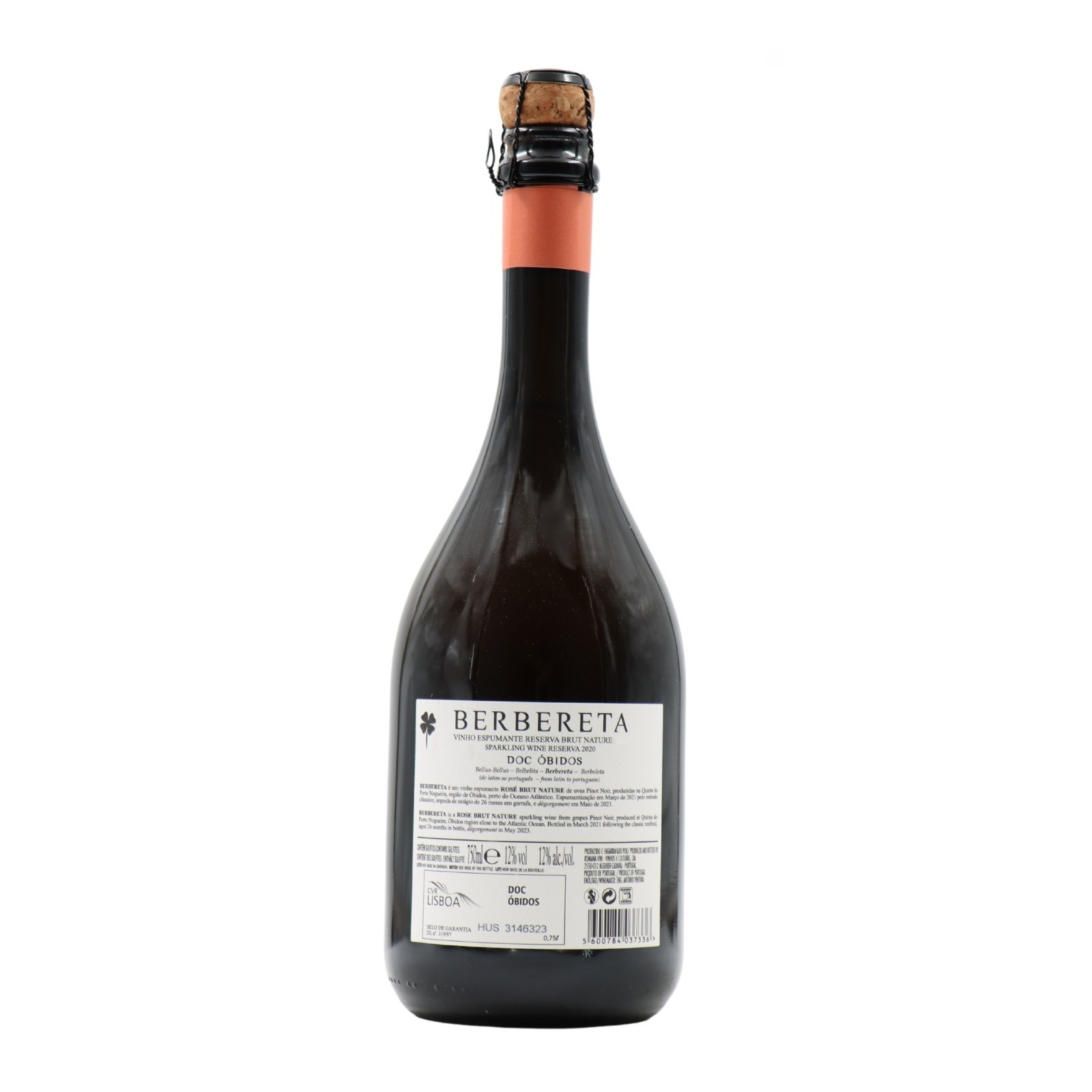 Berbereta Pinot Noir Reserva Rosé Brut Espumoso 2022
