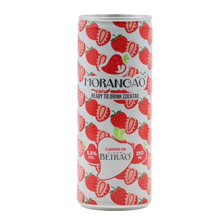Licor Beirão Morangão en lata