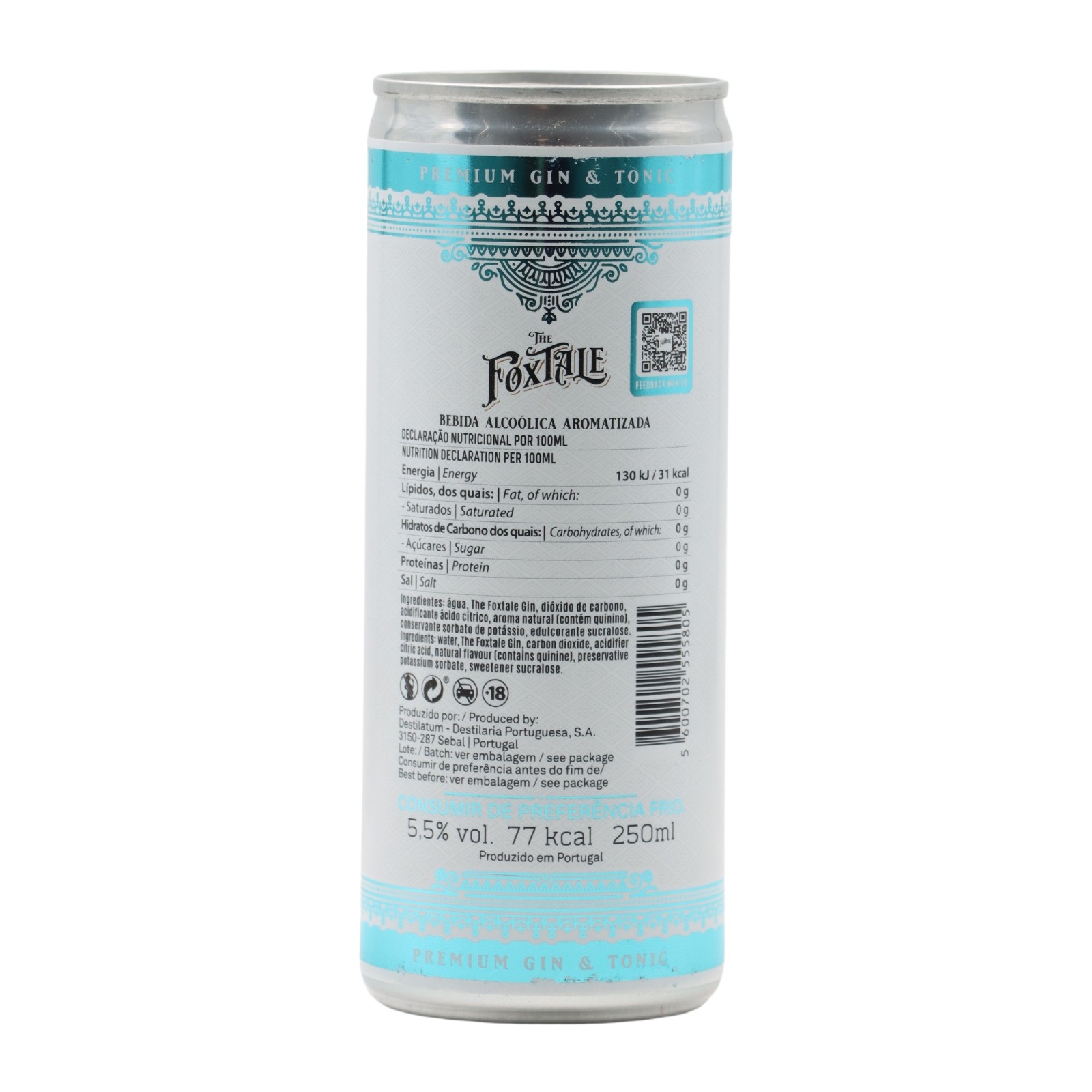The Foxtale Orange Dash Gin&Tonic in can