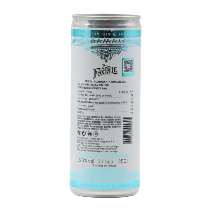 The Foxtale Orange Dash Gin&Tonic in can