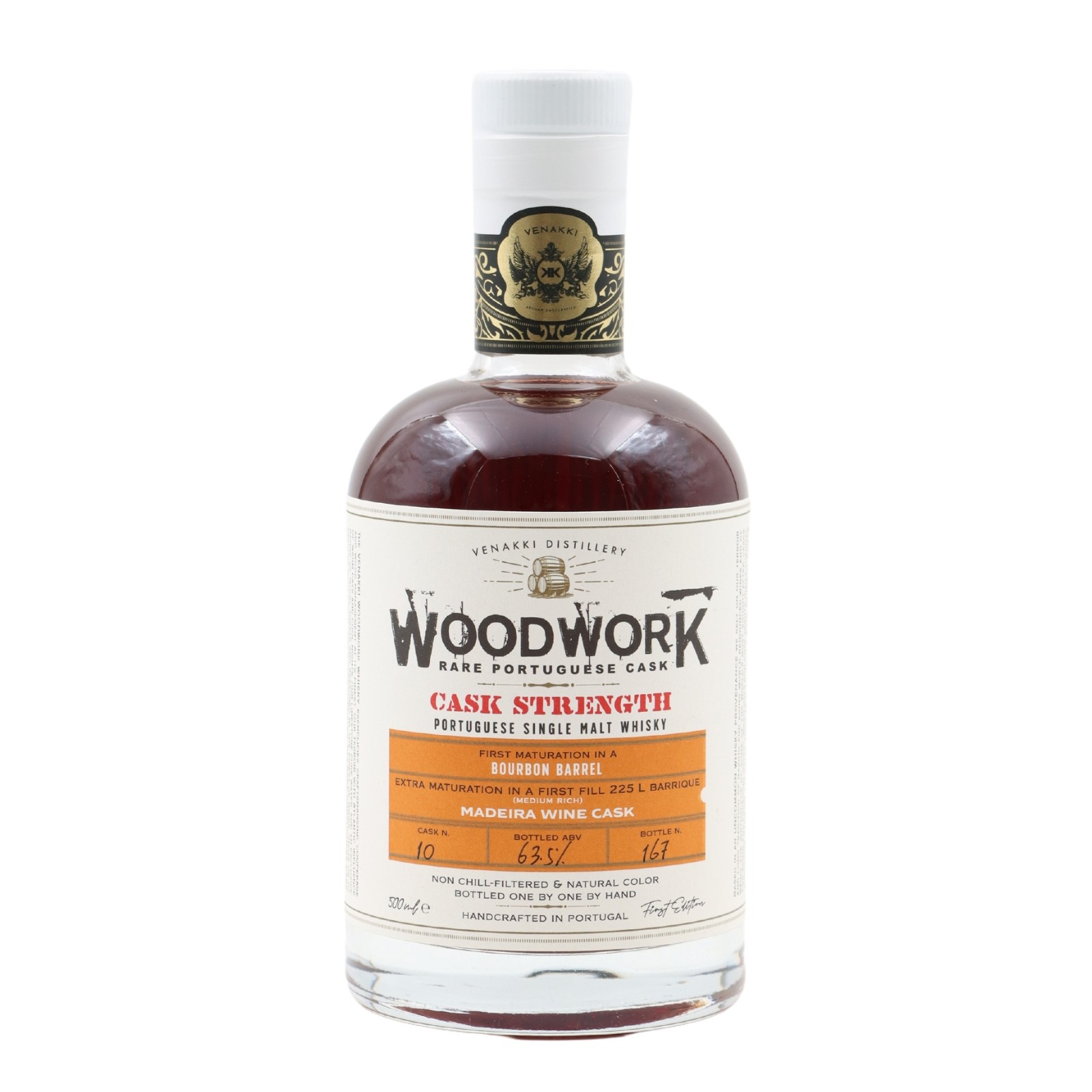 Woodwork Single Malte Madeira Wine Cask Nº10 Whisky