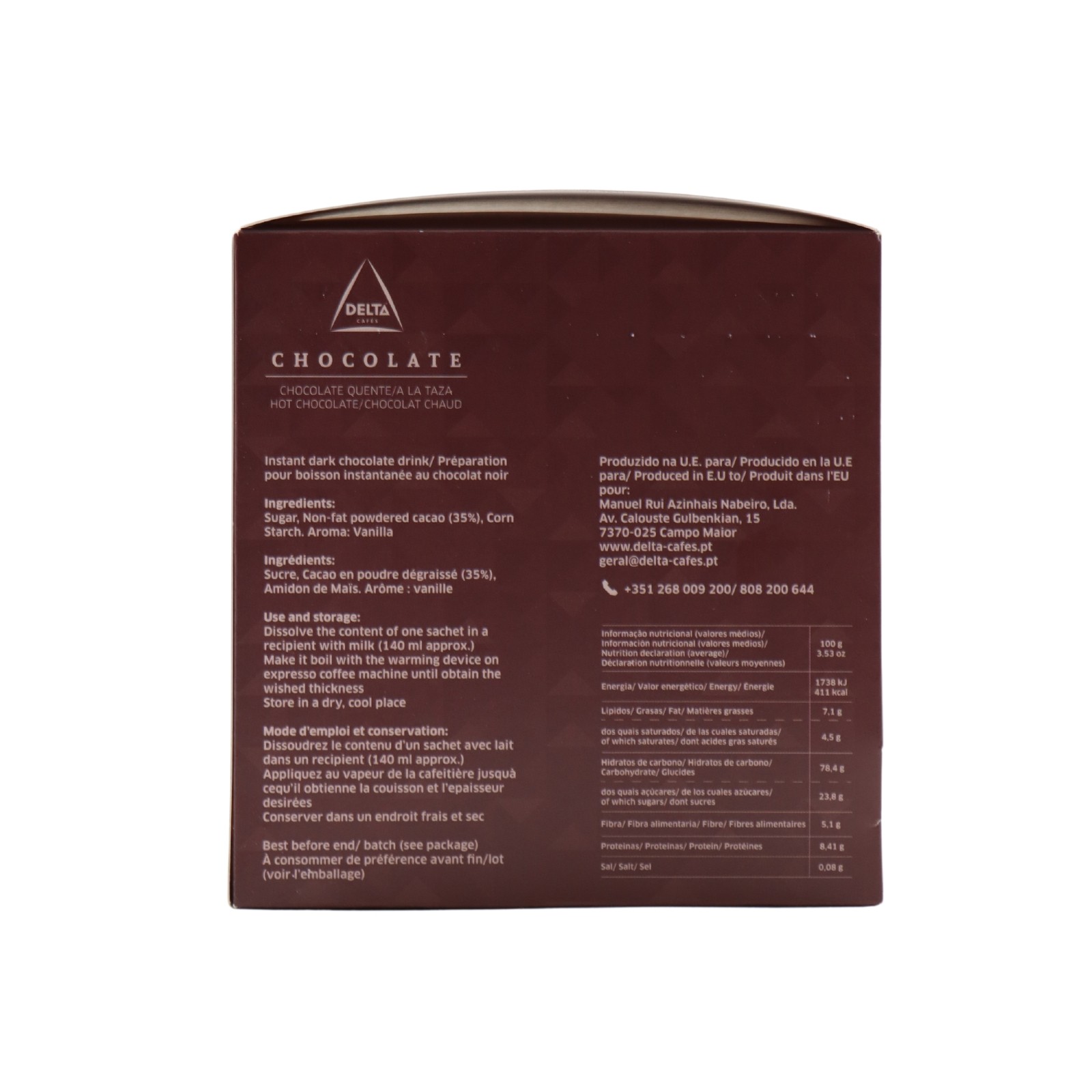 Delta Cacau a la Taza Dark 15 units