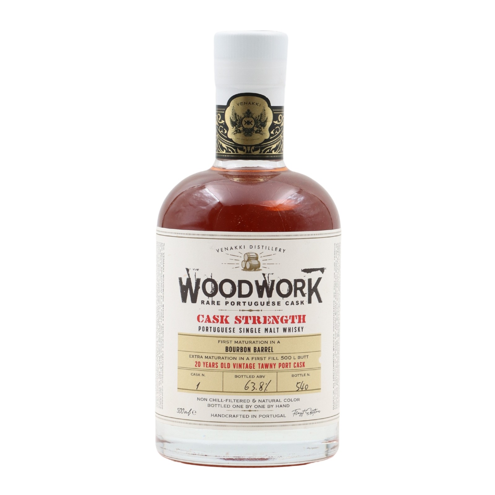 Woodwork Single Malte Vintage 20 Years Tawny Port Cask Nº1 Whisky