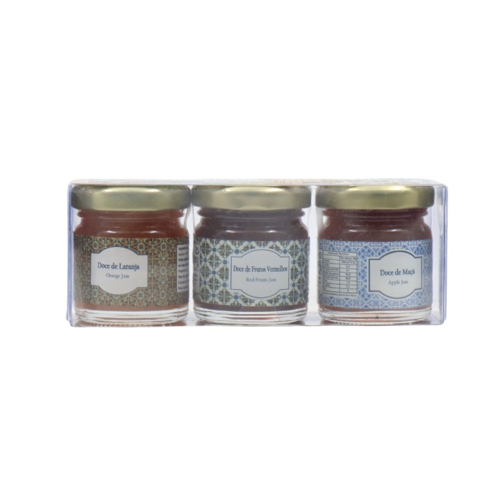 Fonte das Pias Minipack - Confiture de Pommes, Fruits Rouges et Orange