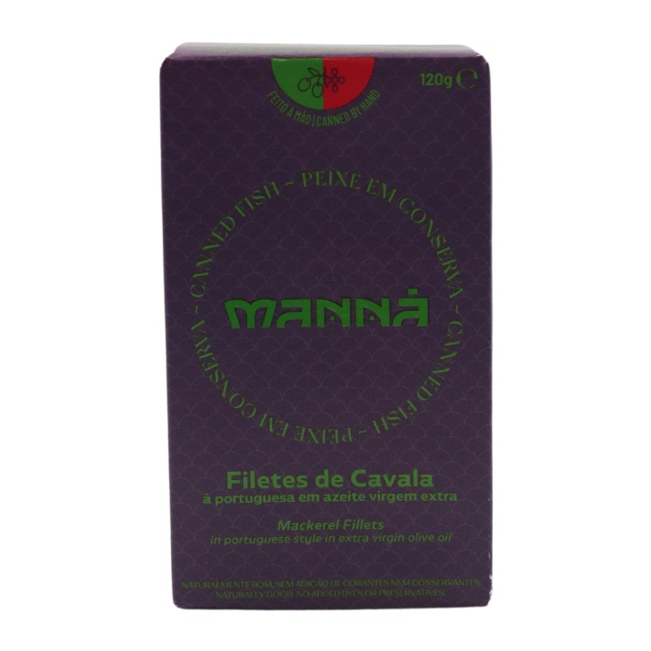 Manná Filetes de Cavala à Portuguesa em Azeite Extra Virgem
