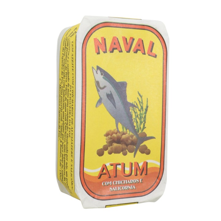 Naval Filetes de Atum em Azeite com Chicharos de Alvaiázer e salicórnia da Figueira da Foz