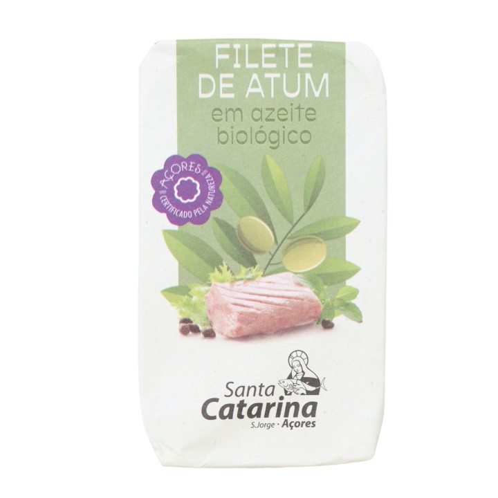 Santa Catarina Biosfera Filet de thon à l'huile d'olive biologique 120 g