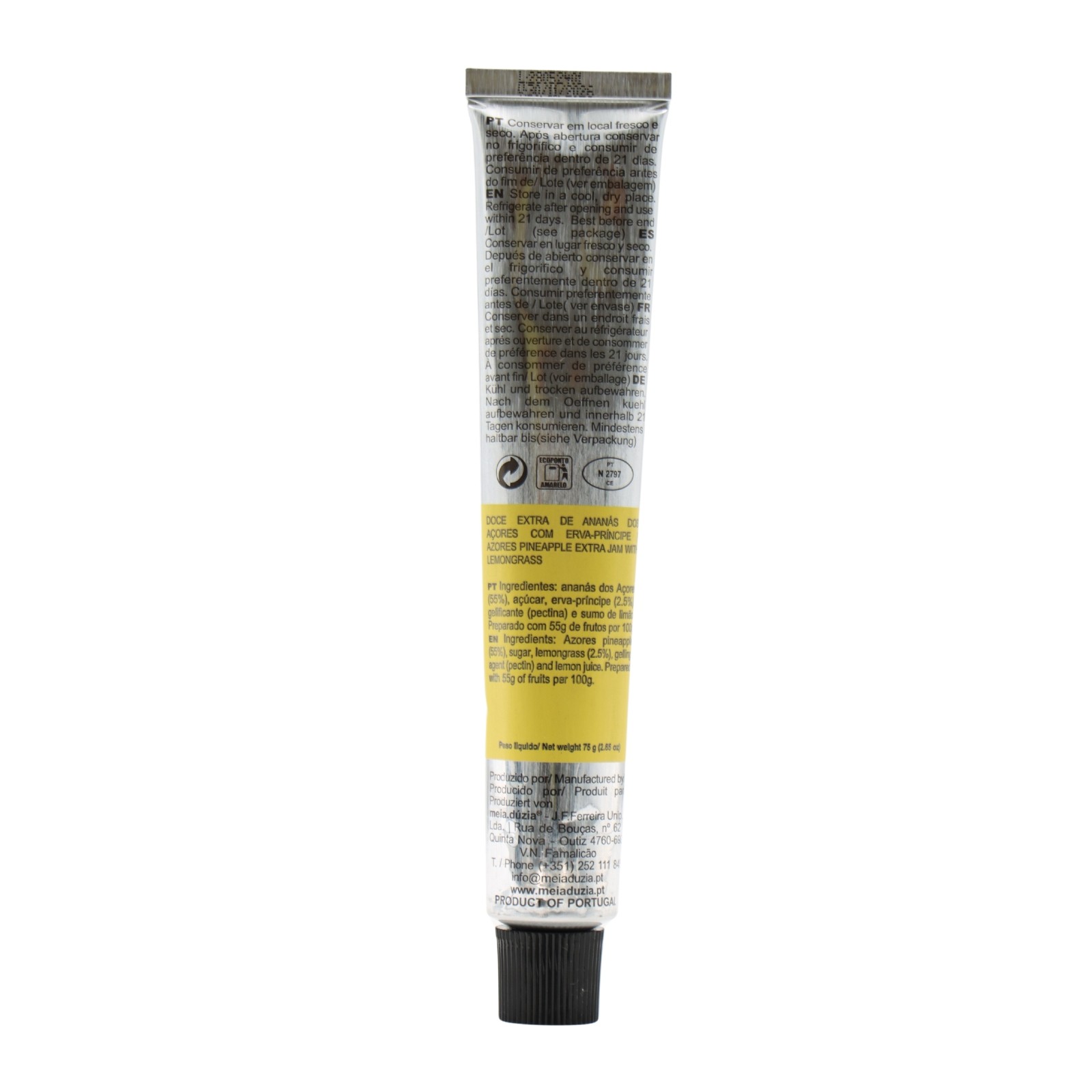 Meia-Dúzia Pineapple from the Azores with Lemongrass Jam