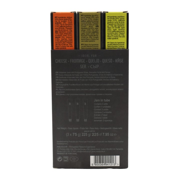 Meia-Dúzia Pack 3 Jams Ideal for Cheese