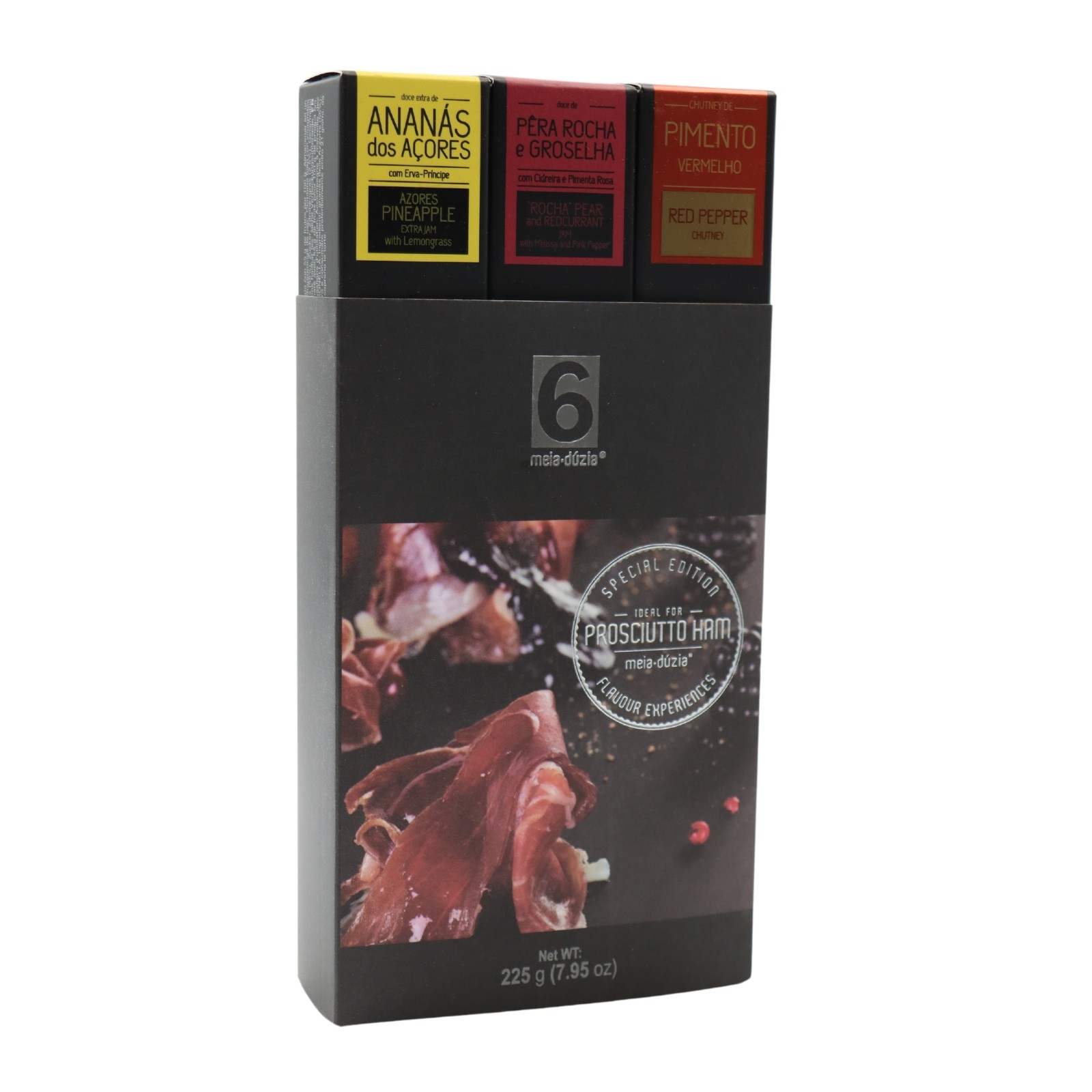 Meia-Dúzia Pack 3 Jams & Chutney Ideal for Smoked & Ham