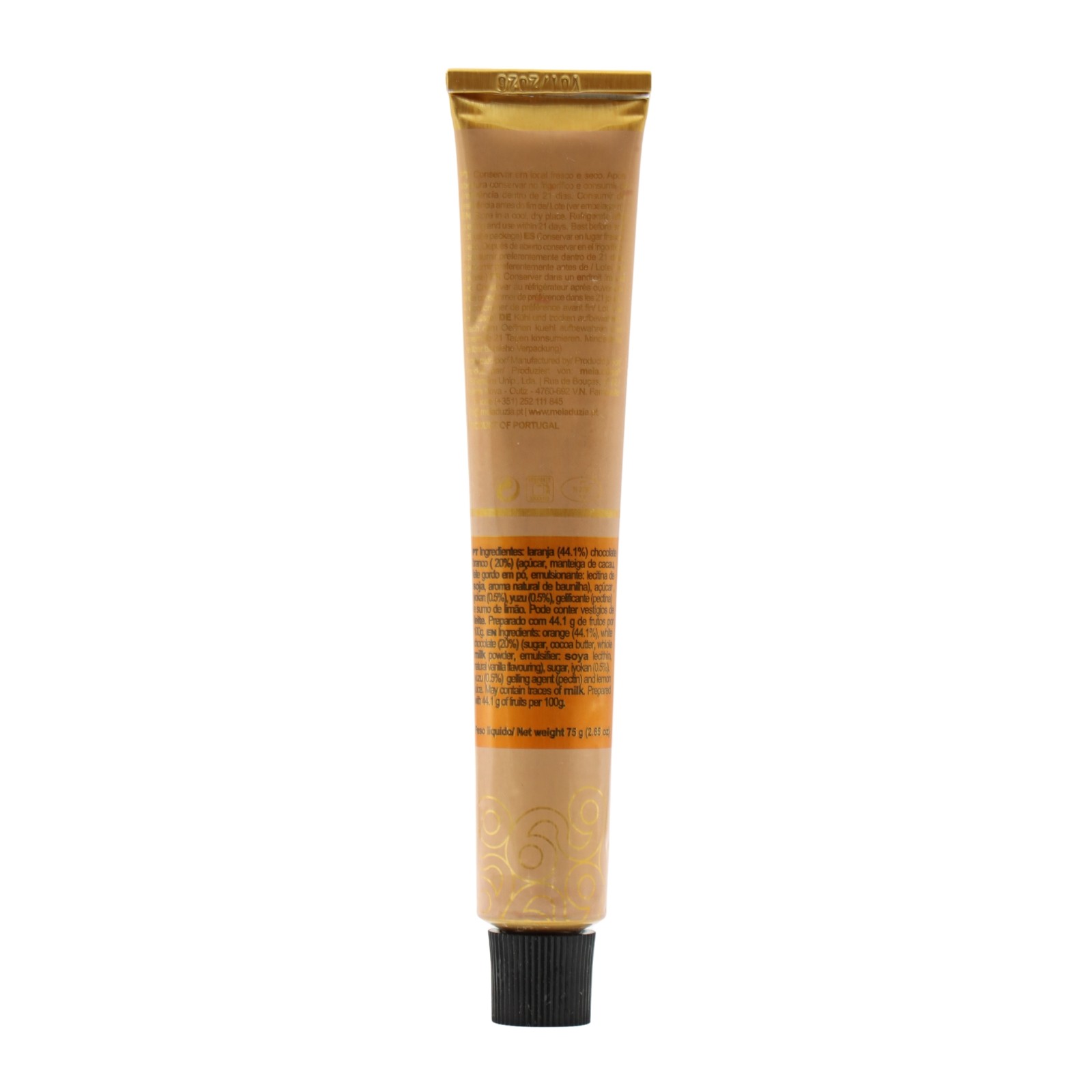 Meia-Dúzia Crema di cioccolato bianco con arancia dell'Algarve, Yuzu e Iyokan
