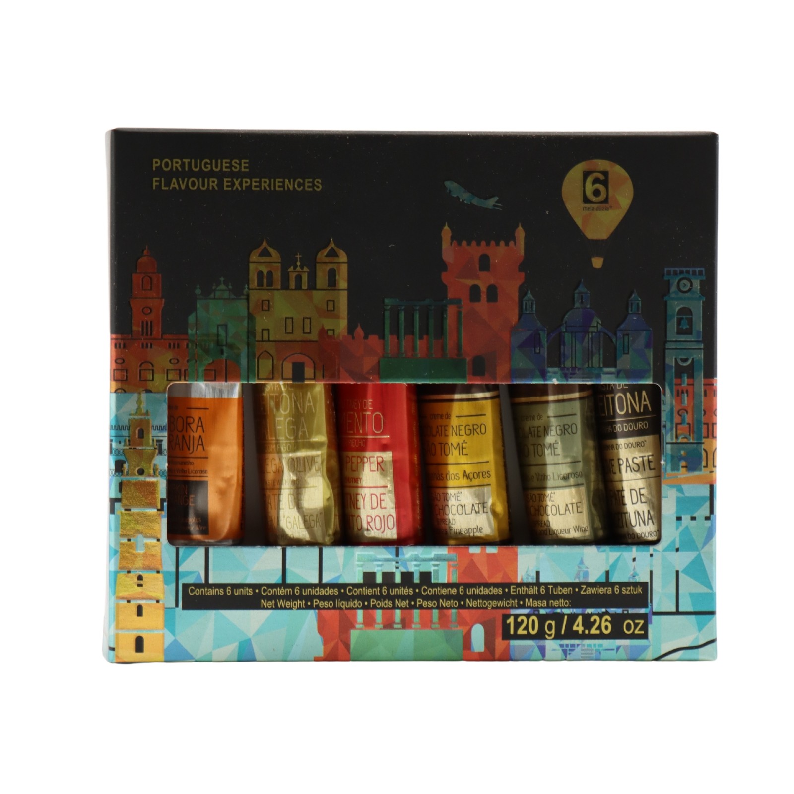 Meia-Dúzia Travel Kit 6 Flavors Sweets, Chocolates, Pastes