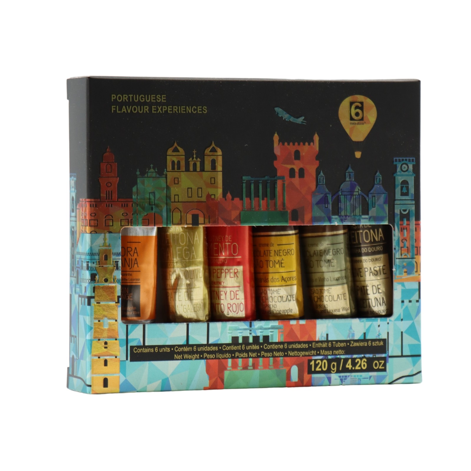 Meia-Dúzia Travel Kit 6 Flavors Sweets, Chocolates, Pastes