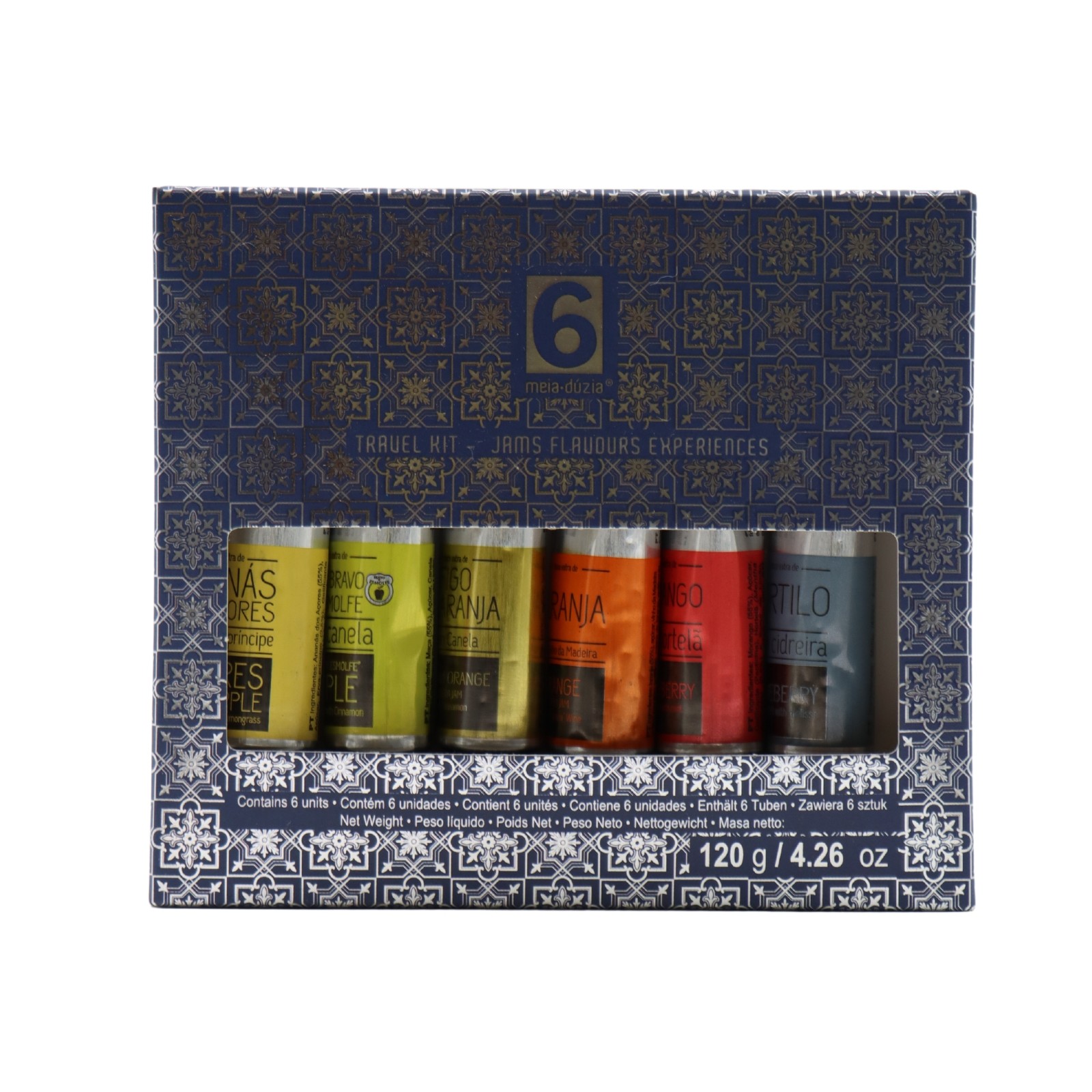 Meia-Dúzia Travel Kit 6 Fruit Jams