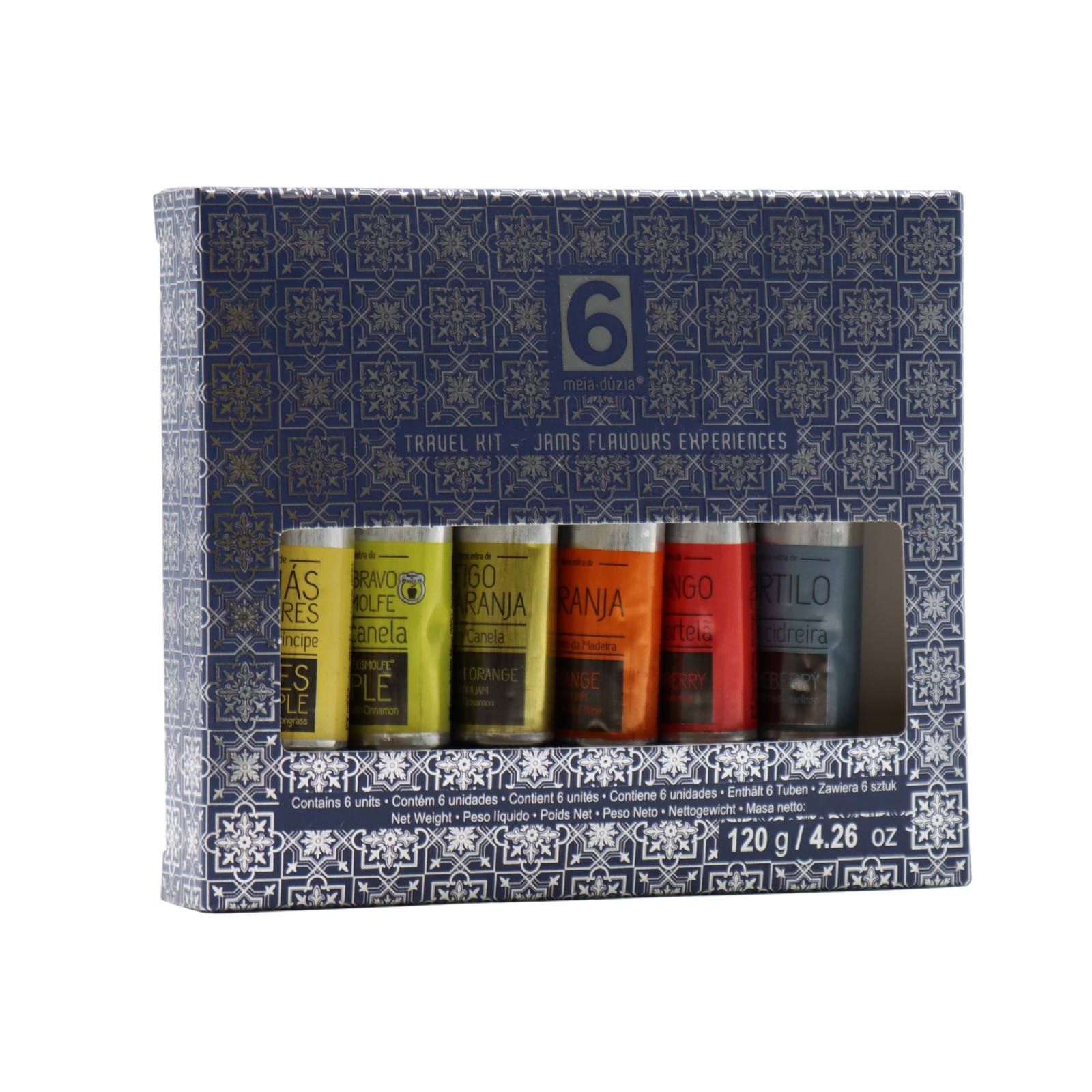 Meia-Dúzia Travel Kit 6 Fruit Jams