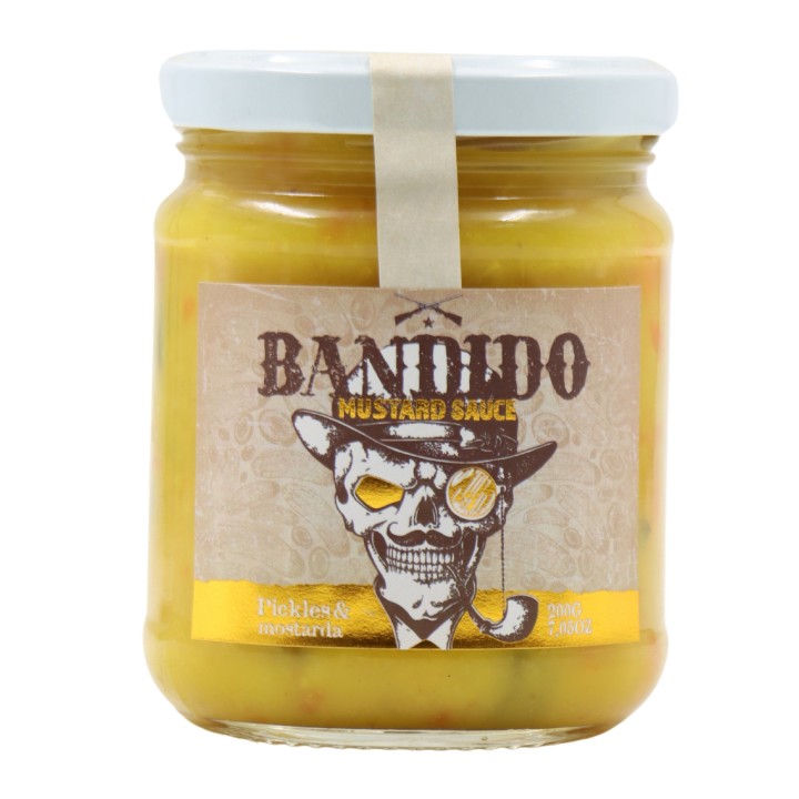 Bandido Mustard with Pickles Sauce