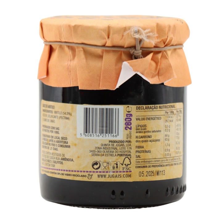 Quinta de Jugais Marmellata Di Mirtilli