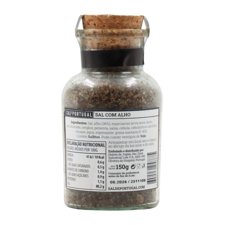 Sal de Portugal Garlic Flavored Sea Salt