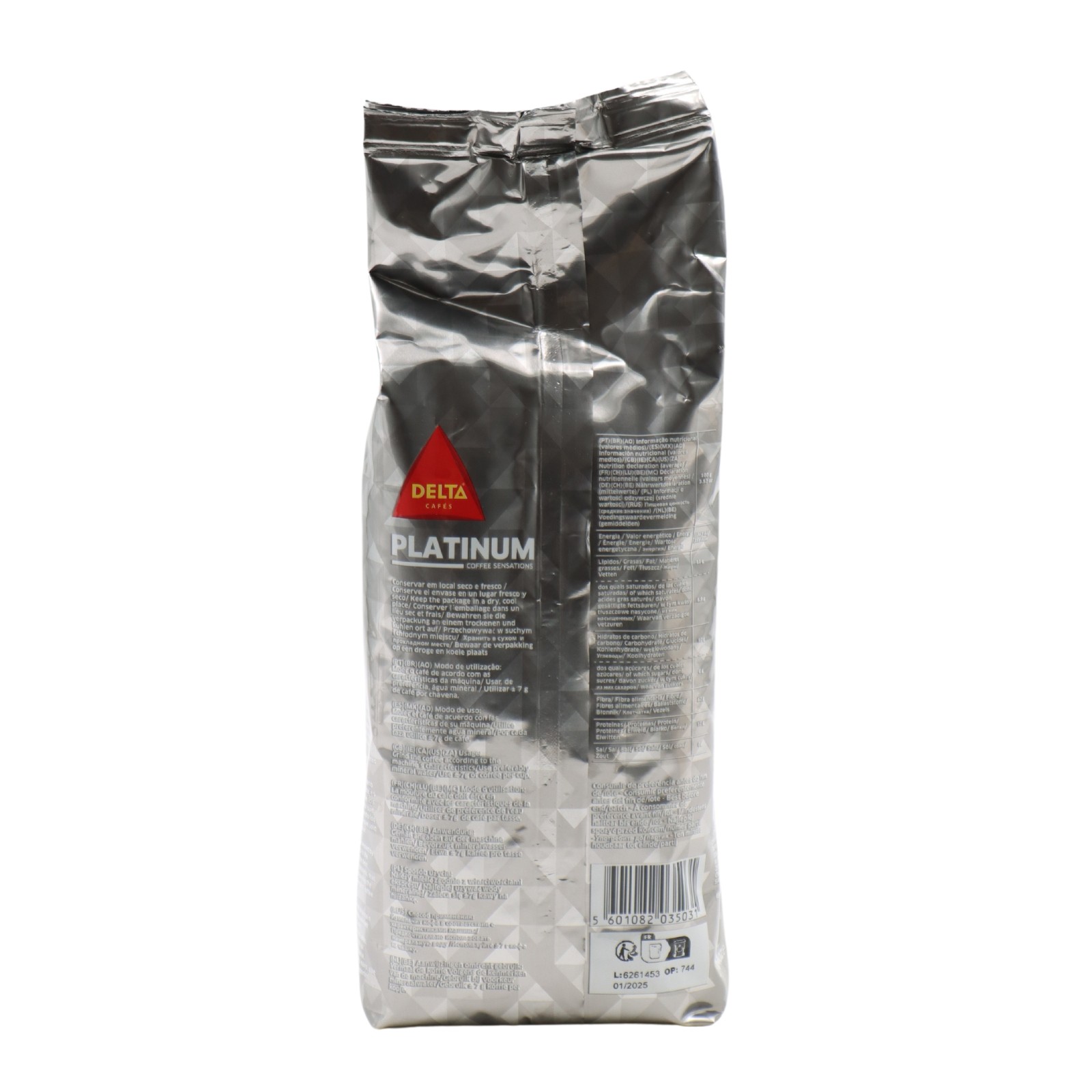 Delta Platinum Kaffeebohnen 500 grams