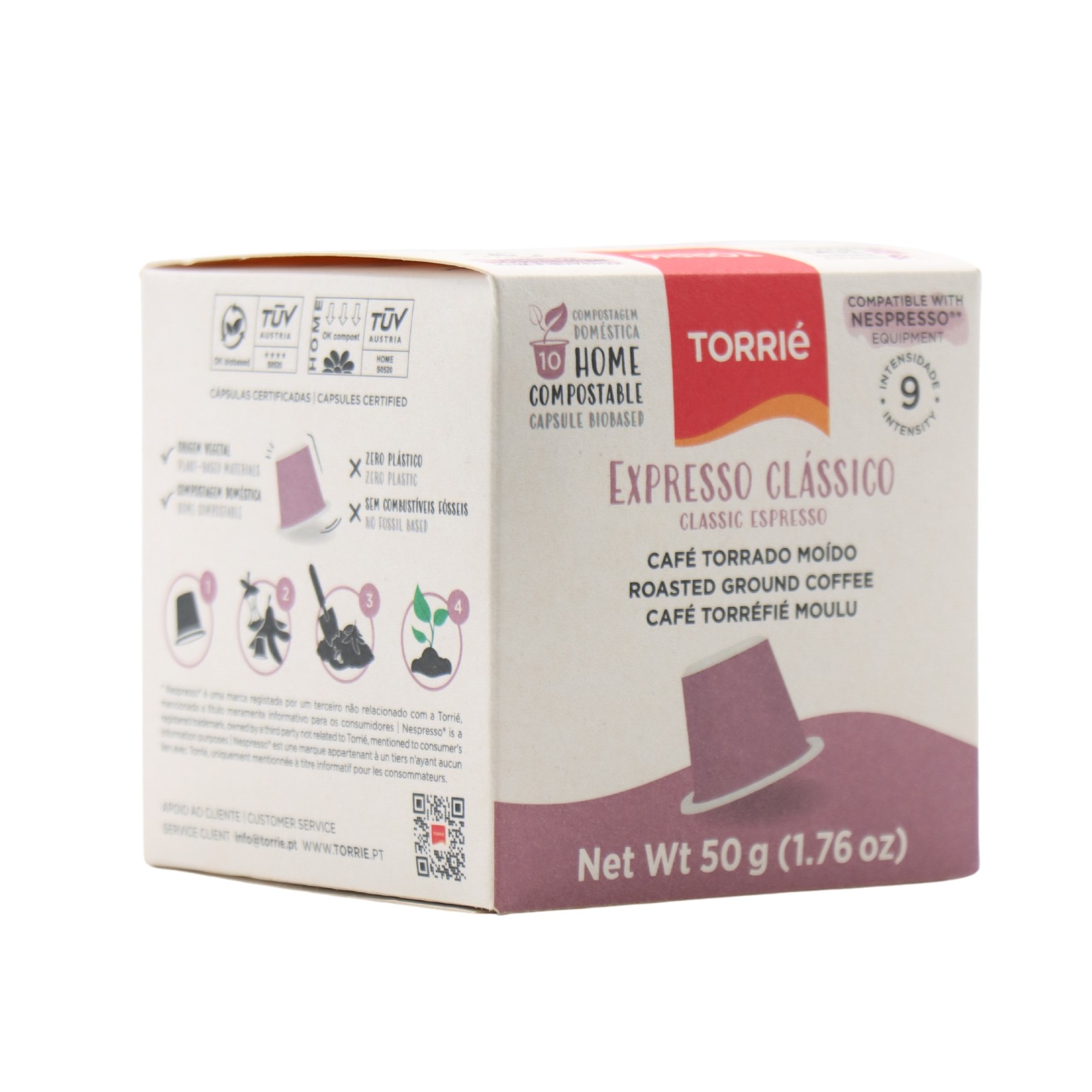 Torrié Expresso Clássico Cápsula Biocompostável Compativel Nespresso 10 unidades