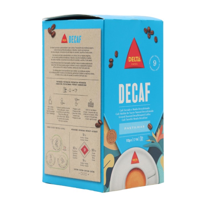 Delta Decaf Dosette de Cafés 16 unités