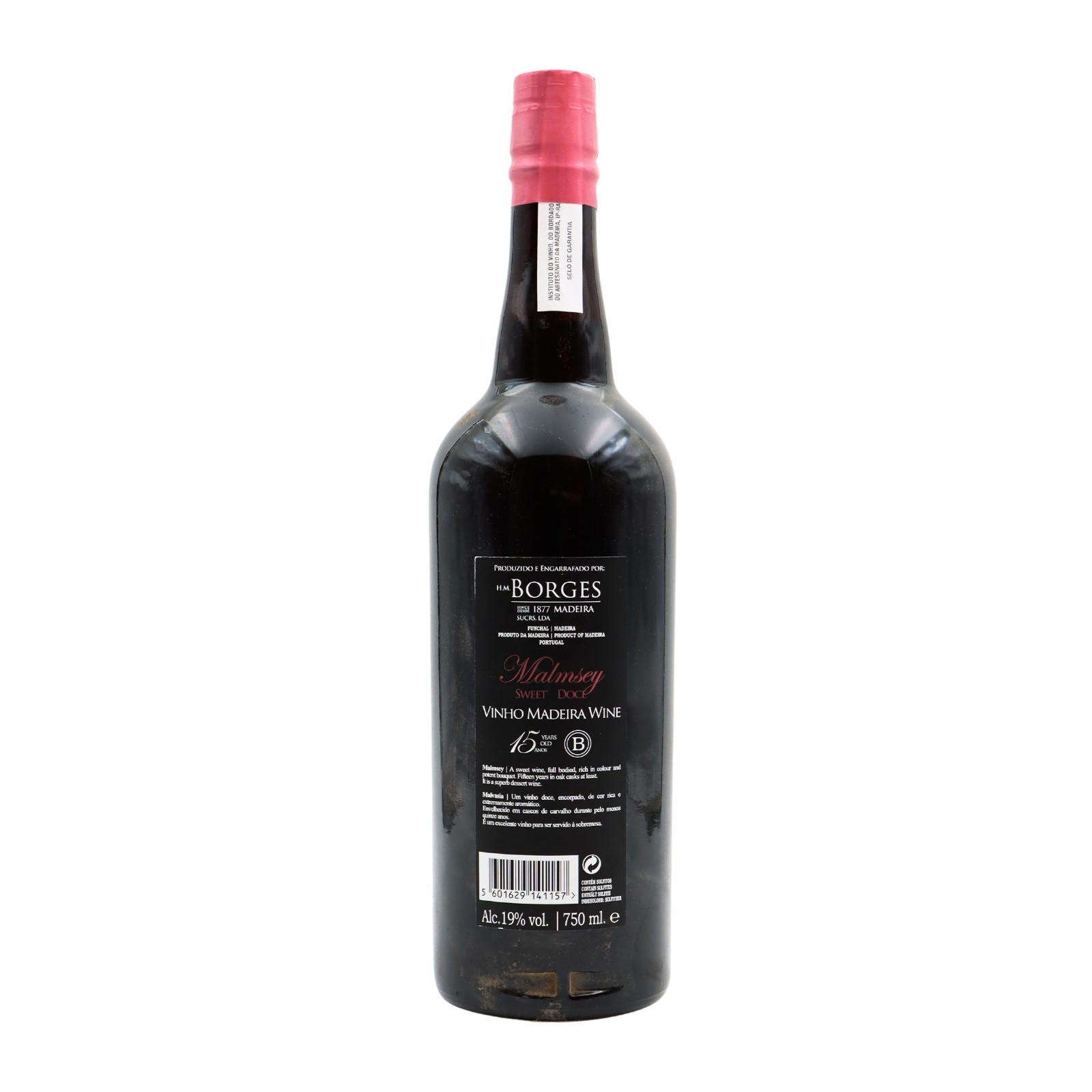 H M Borges Malmsey 15 years Madeira