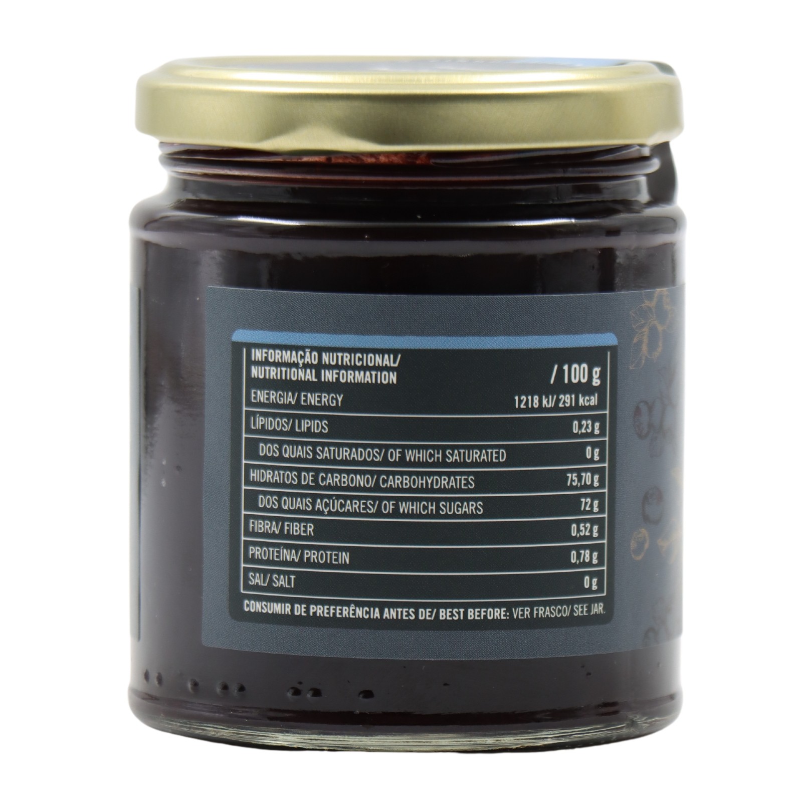 Fonte das Pias Blueberry Jam with Calem Port Wine