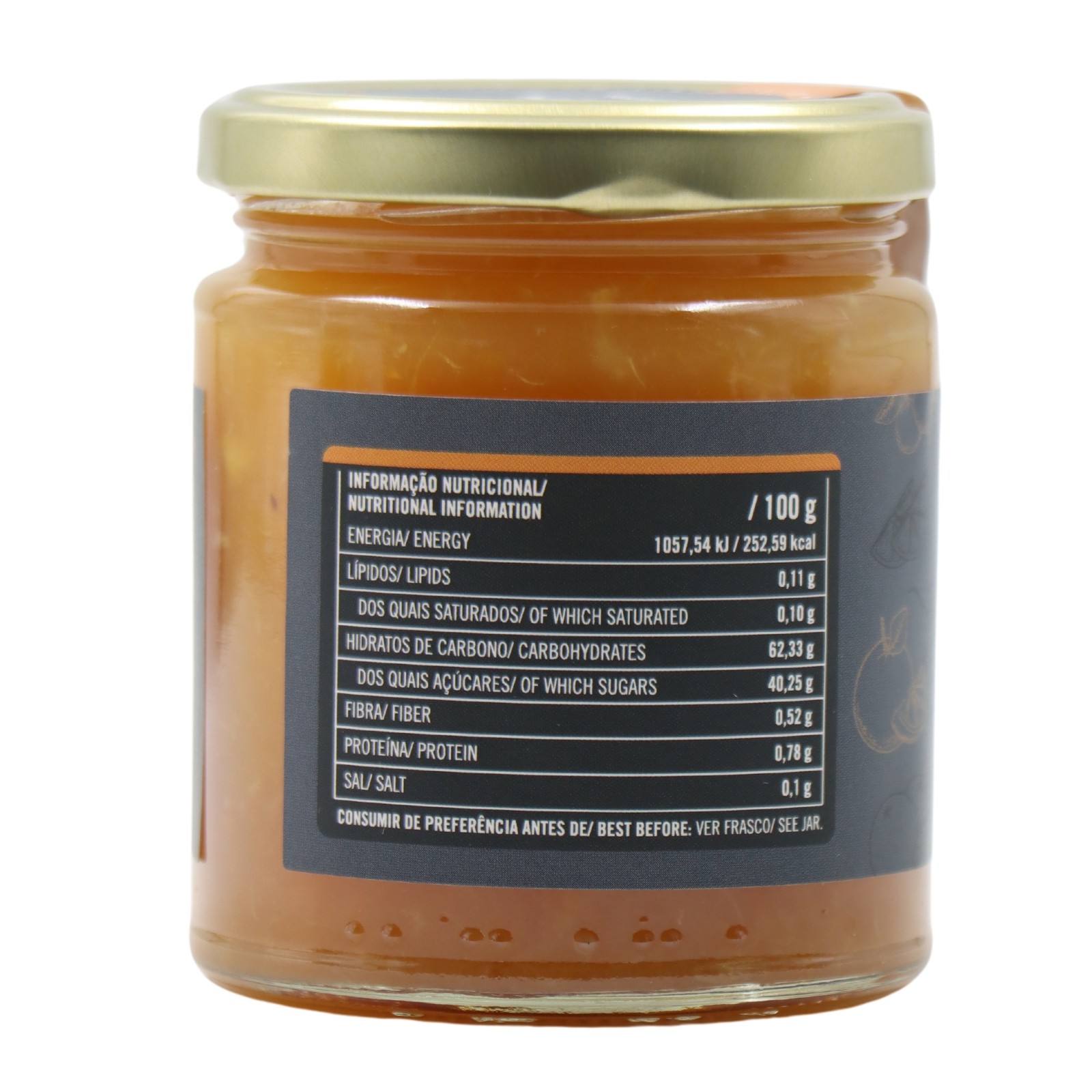 Fonte das Pias Orange Jam with Calem Port Wine
